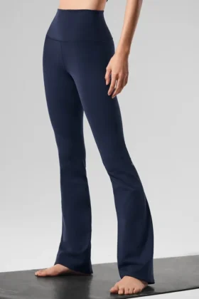 High-Waist Bootcut Legging - Lacivert
