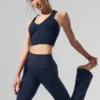 High-Waist Bootcut Legging - Lacivert