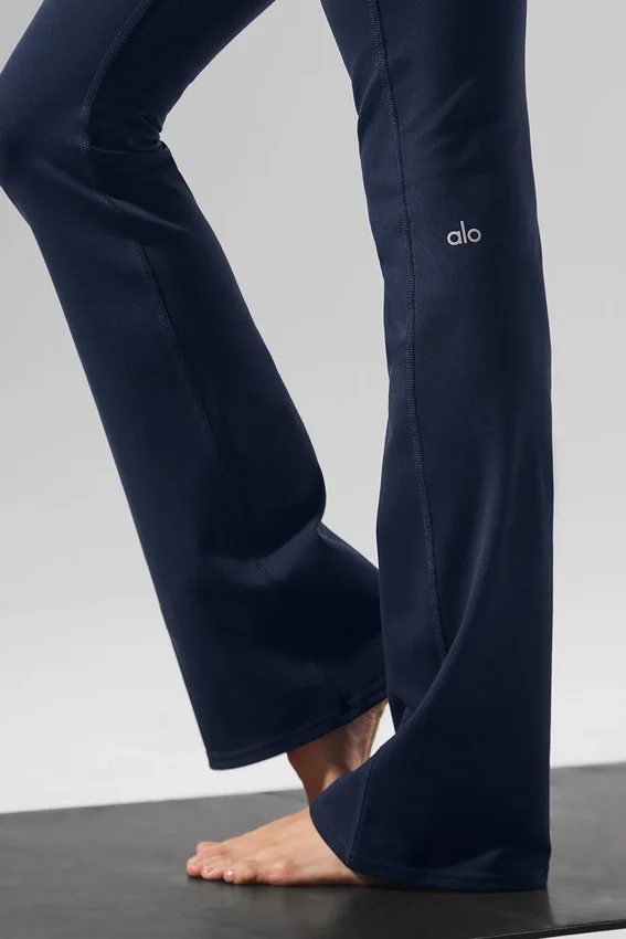 High-Waist Bootcut Legging - Lacivert