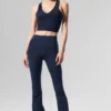 High-Waist Bootcut Legging - Lacivert