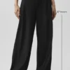 High-Waist Dreamscape Pantolon (Normal) - Siyah