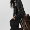 High-Waist Dreamscape Pantolon (Normal) - Siyah