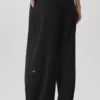 High-Waist Dreamscape Pantolon (Normal) - Siyah