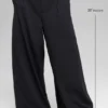 High-Waist Dreamscape Pantolon (Şort) - Siyah
