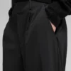High-Waist Dreamscape Pantolon (Şort) - Siyah