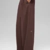 High-Waist Dreamscape Pantolon (Uzun) - Brownstone
