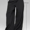 High-Waist Dreamscape Pantolon (Uzun) - Siyah