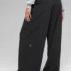 High-Waist Dreamscape Pantolon (Uzun) - Siyah