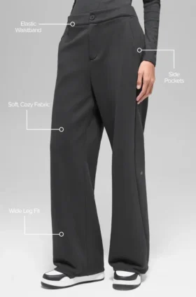 High-Waist Eşofman Altı – Antrasit