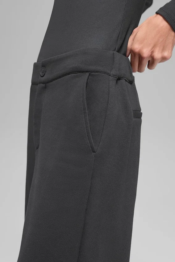 High-Waist Eşofman Altı - Antrasit