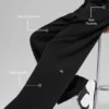 High-Waist Eşofman Altı - Siyah