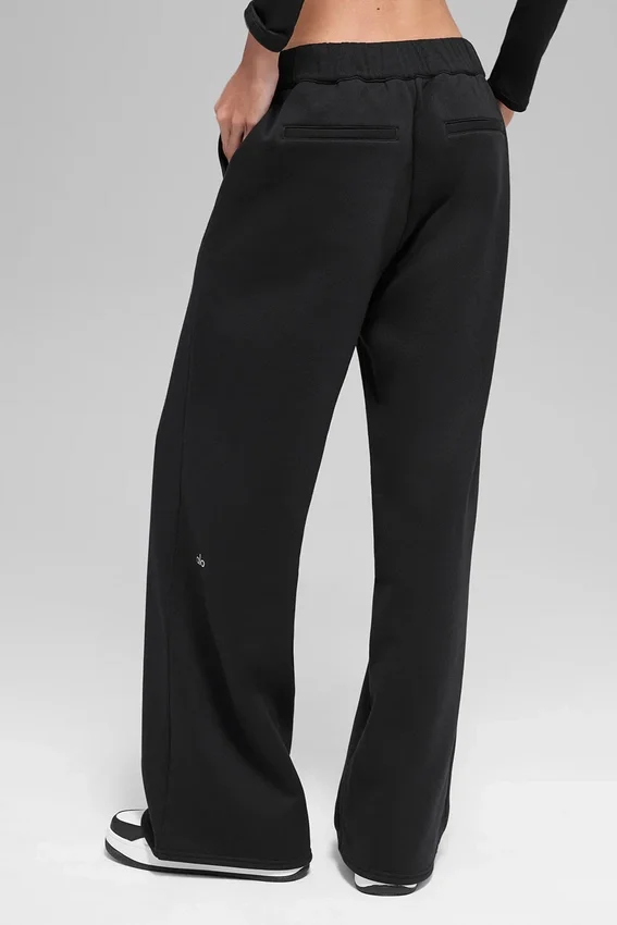 High-Waist Eşofman Altı - Siyah
