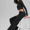 High-Waist Eşofman Altı - Siyah