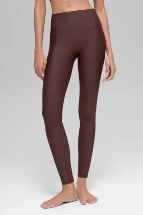 High-Waist Şık Tayt – Brownstone
