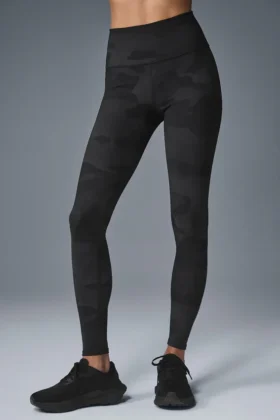 High-Waist Kamuflaj Vapor Tayt | Kadın Tayt