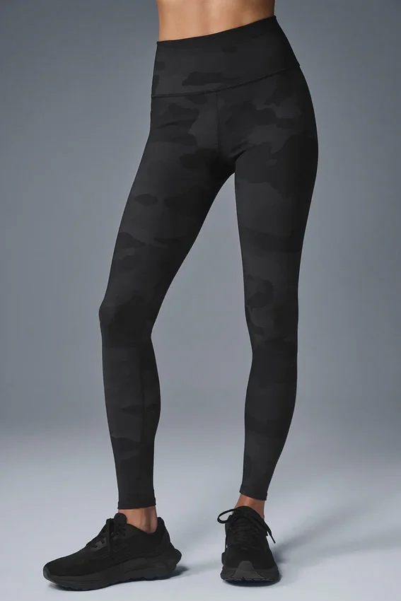 High-Waist Kamuflaj Vapor Tayt | Kadın Tayt