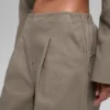High-Waist Main Character Geniş Paça Pantolon - Açık Kakao