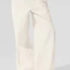 High-Waist Origin Geniş Paça Pantolon - Fildişi