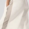 High-Waist Origin Geniş Paça Pantolon - Fildişi