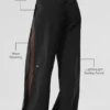 High-Waist Origin Geniş Paça Pantolon - Siyah