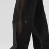 High-Waist Origin Geniş Paça Pantolon - Siyah