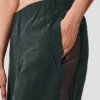 High-Waist Origin Geniş Paça Tayt - Kömür Yeşili