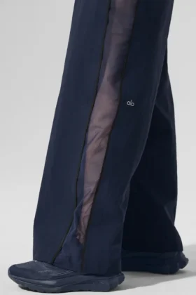 High-Waist Origin Geniş Paça Tayt – Lacivert/Siyah
