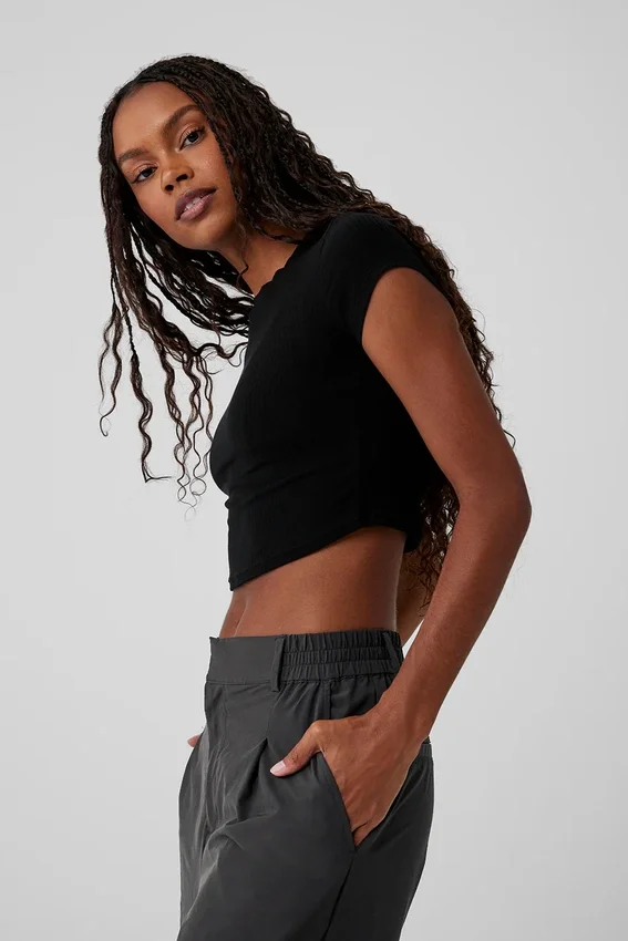 High-Waist Pursuit Pantolon - Antrasit