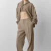 High-Waist Pursuit Pantolon (Normal) - Gravel