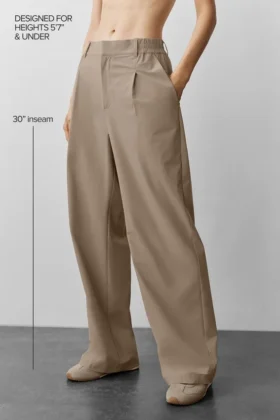 High-Waist Pursuit Pantolon (Normal) – Gravel