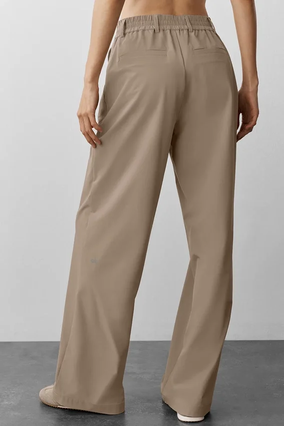 High-Waist Pursuit Pantolon (Normal) - Gravel