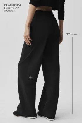 High-Waist Pursuit Pantolon (Normal Kesim) – Siyah