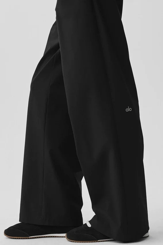 High-Waist Pursuit Pantolon (Normal Kesim) - Siyah