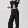 High-Waist Pursuit Pantolon (Normal Kesim) - Siyah