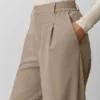 High-Waist Pursuit Pantolon (Uzun) - Gravel