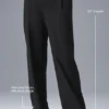 High-Waist Pursuit Pantolon (Uzun) - Siyah