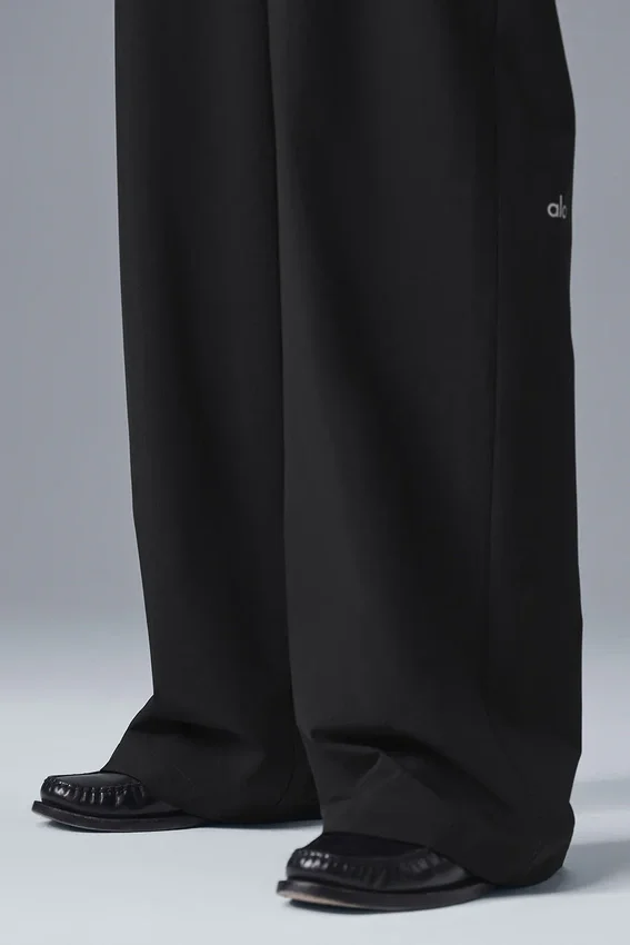 High-Waist Pursuit Pantolon (Uzun) - Siyah