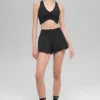High-Waist Socialite Şort - Siyah