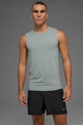 Idol Muscle Tank - Ay Gri