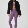 Çift Yüzlü Yün City Girl Ceket - Siyah