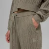 Kablo Örgü Winter Bliss Pantolon - Açık Kakao