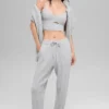 Kablo Örgü Winter Bliss Pantolon - Atletik Heather Gri