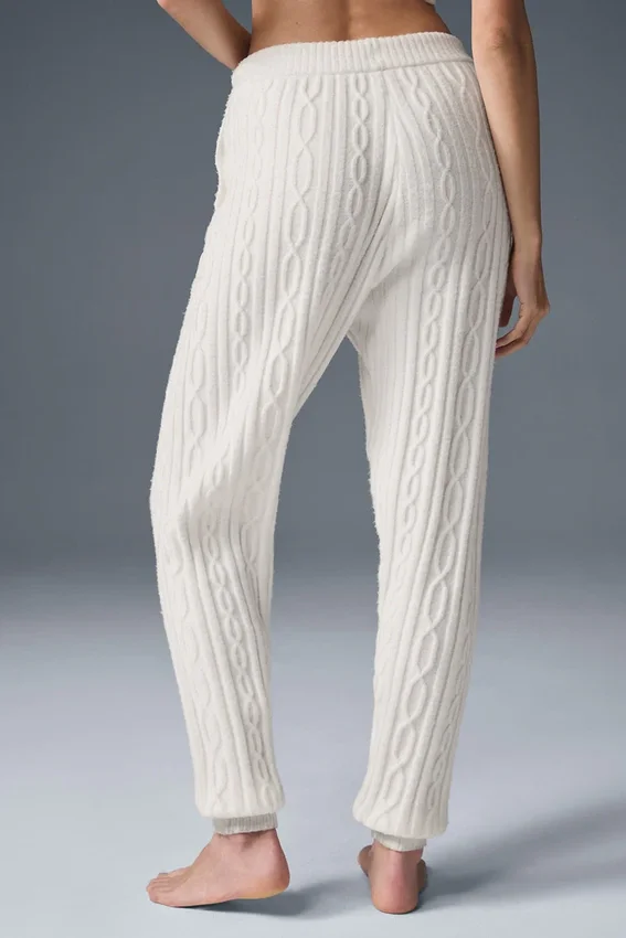 Kablo Örgü Winter Bliss Pantolon - Fildişi