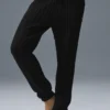 Kablo Örgü Winter Bliss Pantolon - Siyah