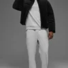 Kadife Stage Puffer - Siyah