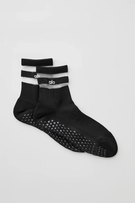 Kadın Pulse Grip Çorap - Siyah