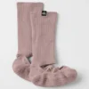 Kadın Strappy Siren Grip Çorap - Taupe