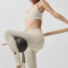 Kadın Strappy Siren Grip Çorap - Yulaf Rengi Melanj