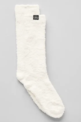 Kadınlar İçin Plush Lush Çorap - Fildişi