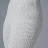 Kaşmir High-Waist Yumuşacık Waffle Pantolon - Atletik Melanj Gri